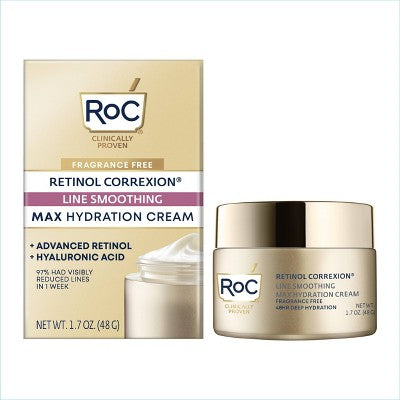 RoC Retinol Correxion Line Smoothing Max Hydration Cream 1.7oz - Missing Box
