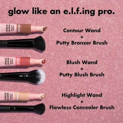 e.l.f. Halo Glow Highlight Beauty Wand IRL Angel 0.33 fl oz - Imperfect Box