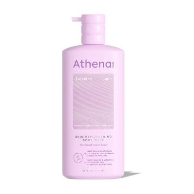 Athena Club Skin Replenishing Body Wash Lavender Latte 18 fl oz - New