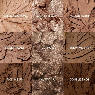 ColourPop 9-Pan Eyeshadow Makeup Palette Deja Brew 0.3oz - Missing Box