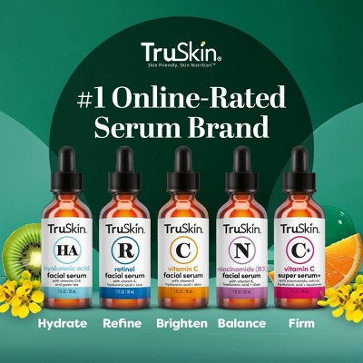 TruSkin Niacinamide Facial Serum with Vitamin E and Hyaluronic Acid 1 fl oz - New