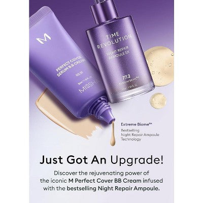 MISSHA M Perfect Cover Serum BB Cream #27 Honey Beige 1.18 fl oz - Imperfect Box