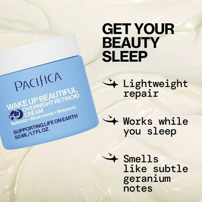Pacifica Wake Up Beautiful Overnight Retinol Cream 1.7 fl oz - Imperfect Box