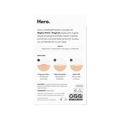 Hero Cosmetics Mighty Patch Original 72ct - New