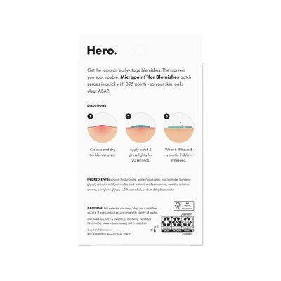 Hero Mighty Patch Micropoint for Blemishes 8ct - Imperfect Box