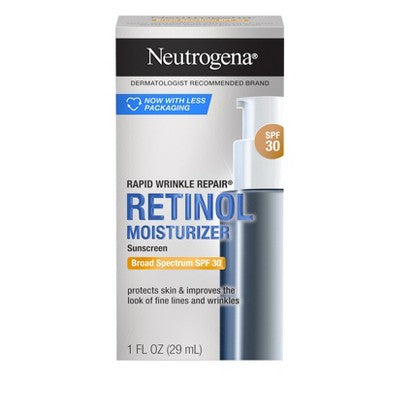 Neutrogena Rapid Wrinkle Repair Retinol Hyaluronic Acid SPF 30 1 fl oz - Missing Box