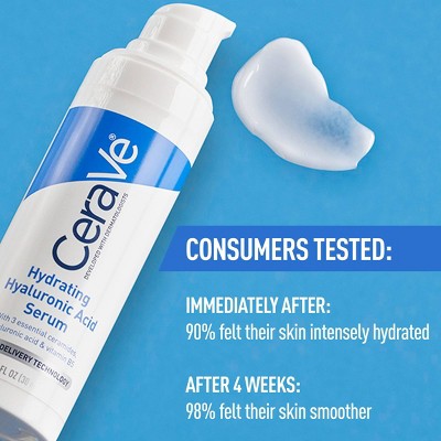 CeraVe Hydrating Hyaluronic Acid Face Serum 1 fl oz - Imperfect Box