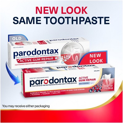 Parodontax Active Gum Repair Whitening Toothpaste 6.8oz/2pk - Missing Box
