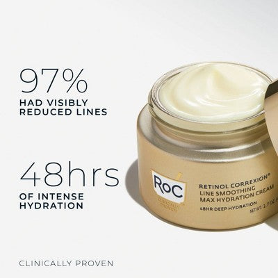 RoC Retinol Correxion Anti-Aging Retinol Moisturizer with Hydrating Hyaluronic Acid 1.7oz - Missing Box