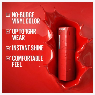 Maybelline Super Stay Vinyl Ink Liquid Lipstick 50 Wicked 0.14 fl oz - New