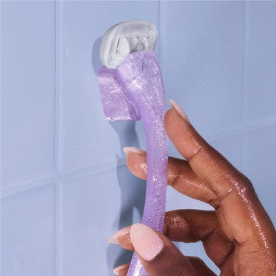 Billie Women's Sparkle Razor Kit 1 Handle + Magnetic Holder + 2 Blade Refills - Imperfect Box