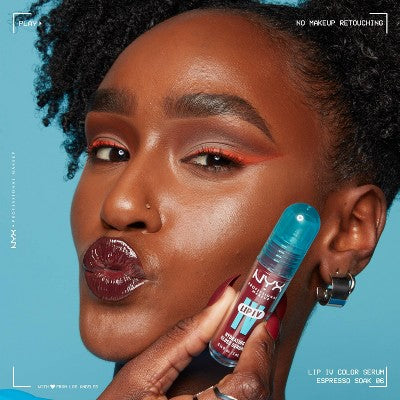 NYX Professional Makeup Lip IV Hydrating Lip Gloss Stain Hydra Honey 0.16 fl oz - New