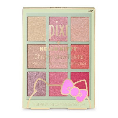 Pixi + Hello Kitty Chrome Glow Palette 0.9oz - Imperfect Box