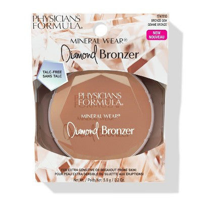 Physicians Formula Mineral Wear Diamond Bronzer 0.2oz - Imperfect Box