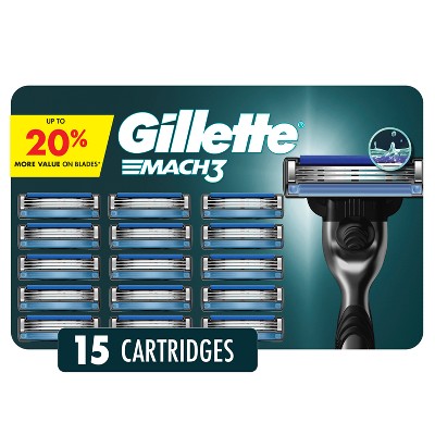 Gillette Mach3 Men's Razor Blade Refills 15ct - Missing Box