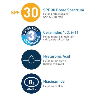 CeraVe Moisturizer Sunscreen AM Facial Lotion Normal to Dry SPF30 2oz - Missing Box