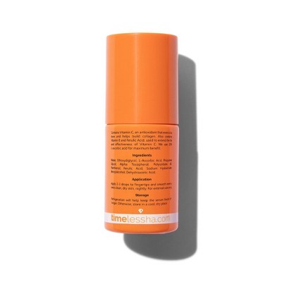 Timeless Skin Care 10% Vitamin C + E Ferulic Acid Face Serum 1 fl oz - Imperfect Box