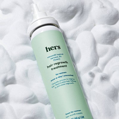 hers Hair Regrowth Foam Treatment 5% Minoxidil 2.11oz - New