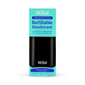 Wild Cosmetics Cream Deodorant Refill Fresh Cotton & Sea Salt with Black Case 5.29oz - Imperfect Box
