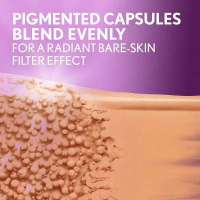COVERGIRL Simply Ageless Skin Perfector Essence Vegan Foundation 60 Tan 1 fl oz - Imperfect Container