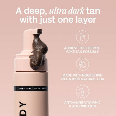 Bali Body Ultra Dark Self Tanning Mousse 6.7 fl oz - New