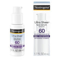 Neutrogena Ultra Sheer Moisturizing Face Serum SPF 60+ 1.7 fl oz - Imperfect Box