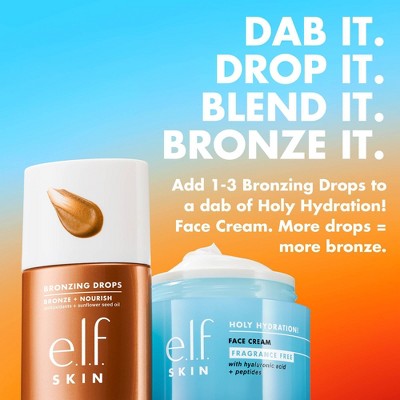 e.l.f. SKIN Bronzing Drops Pure Gold 1 fl oz - New