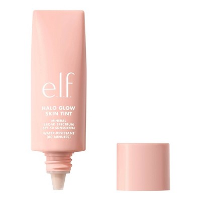 e.l.f. Halo Glow Skin Tint Light Coverage Foundation - Mineral SPF 50 - 6 Light Cool - 1 fl oz