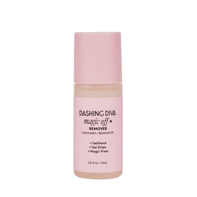 Dashing Diva Gel Xtend Starter Kit Magic Off + Remover Bundle Medium Round 60ct - Imperfect Box