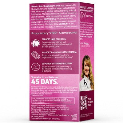 BosleyMD Revive + Densifying Hair Regrowth Serum for Women 1 fl oz - Missing Box