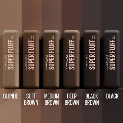 Maybelline Superfluff Volumizing Eyebrow Gel Mousse 003 Medium Brown 0.17 fl oz - Missing Box