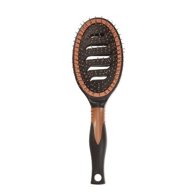 Conair Copper Pro Quick Blow Dry Vented Copper Pin Cushion Vent Hair Brush All Hair - New
