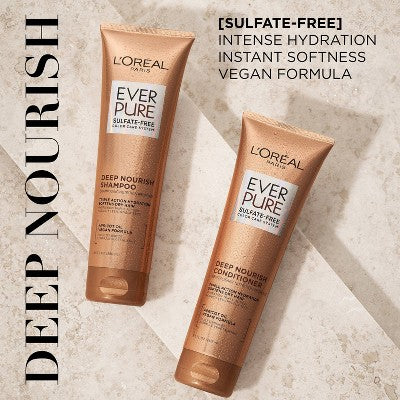 L'Oreal Paris EverCreme Deep Nourish Conditioner 8.5  fl oz - Imperfect Container