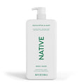 Native Body Wash for Men & Women - Eucalyptus & Mint Sulfate Free with Pump 36 fl oz - Imperfect Container