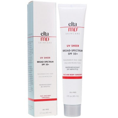 EltaMD UV Sheer Broad-Spectrum SPF 50+ Face and Body Sunscreen 3 oz - Missing Box