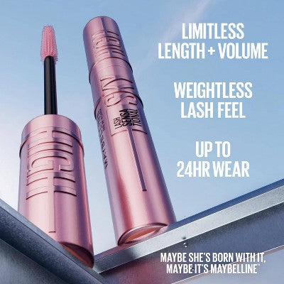 Maybelline Lash Sensational Sky High Lengthening Mascara 793 Washable Burgundy Haze 0.24 fl oz - New