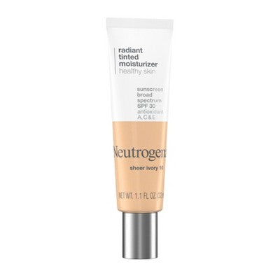 Neutrogena Healthy Skin Radiant Tinted Moisturizer SPF 25 Sheer Fair 20 1.1 fl oz - Imperfect Container