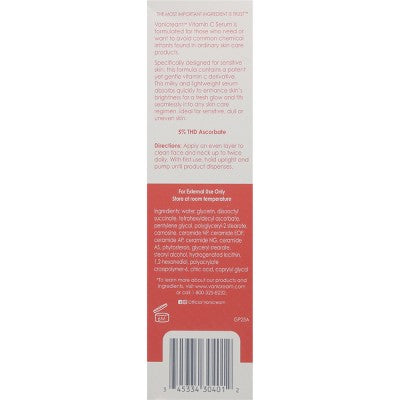 Vanicream Vitamin C Face Serum with Ceramides for Sensitive Skin 1.2 fl oz - Missing Box