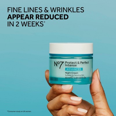 No7 Protect & Perfect Intense Advanced Moisturizing Night Cream 1.69 fl oz - Missing Box