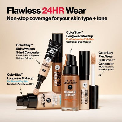 Revlon ColorStay Makeup for Normal/Dry Skin with SPF 20 110 Ivory  1 fl oz - Imperfect Container