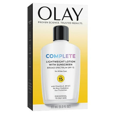 Olay Complete Lotion Moisturizer SPF 15 6 fl oz - Imperfect Box