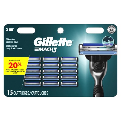 Gillette Mach3 Men's Razor Blade Refills 15ct - Missing Box