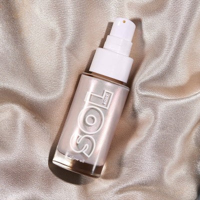 SOL Body x ColourPop Body Glitter Glow Oil Mini Moonstone 0.88 fl oz - Imperfect Box