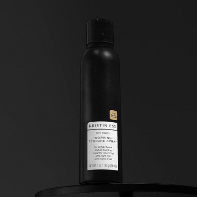 Kristin Ess Hair Dry Finish Working Texture Hair Spray, Volumizing 7oz - Imperfect Container