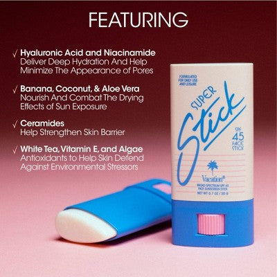 Vacation Super Stick Face SPF 45 - Imperfect Box