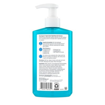 Neutrogena Hydro Boost Hydrating Facial Cleanser and Makeup Remover 16 fl oz - New