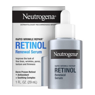 Neutrogena Rapid Wrinkle Repair Retinol Renewal Serum 1 fl oz - Missing Box