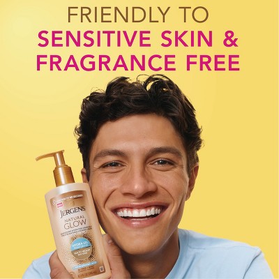 Jergens Natural Glow Hydra Gel Self Tanning Moisturizer for Face and Body Fair to Medium 8.3 fl oz - New