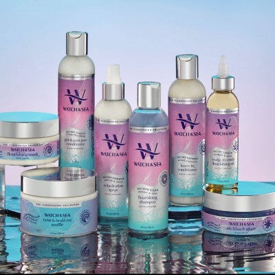 Watch & Sea This Hold Maximum & Shimmery Slickback Glaze Hair Gel 8oz - New