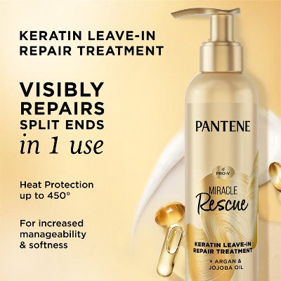 Pantene Keratin Leave-In Repair Treatment 7.6oz - Imperfect Container